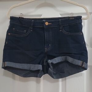 H&M Dark Blue Denim Shorts